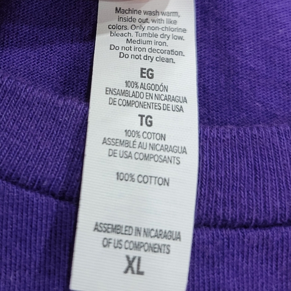 Purple hidden creatures t-shirt - Picture 4 of 5